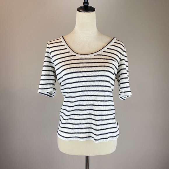 NWT Everlane The Vintage Rib Scoop-Neck Top Women's Size Small - Picture 1 of 13